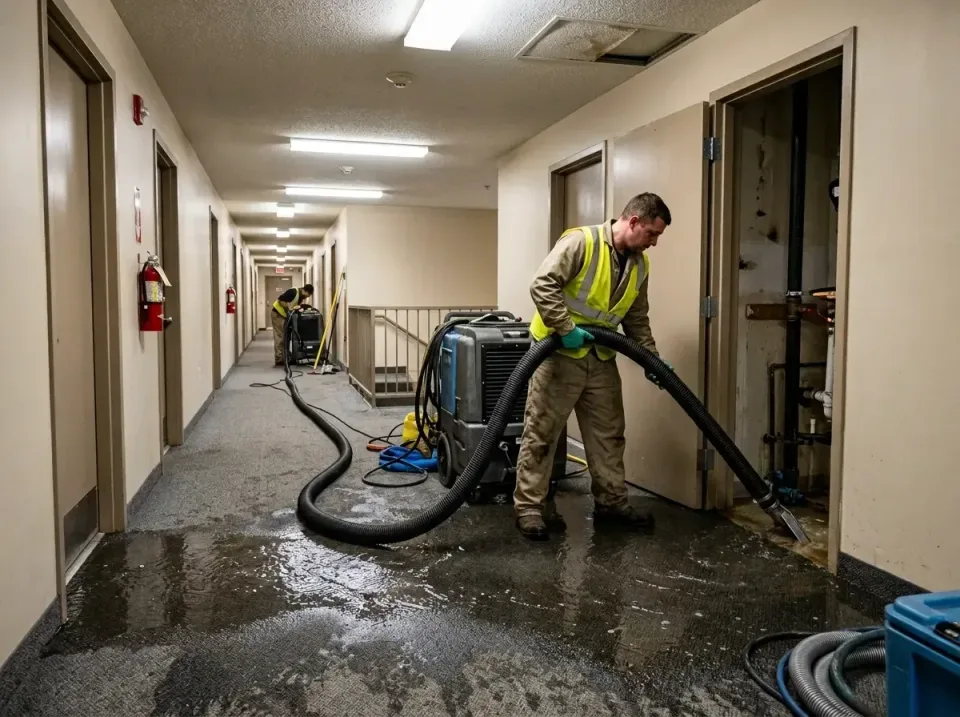 multi-unit-apartment-hallway-f-005 — frequently asked questions, Emergency Burst Pipe Water Extraction & Removal in Dickson…